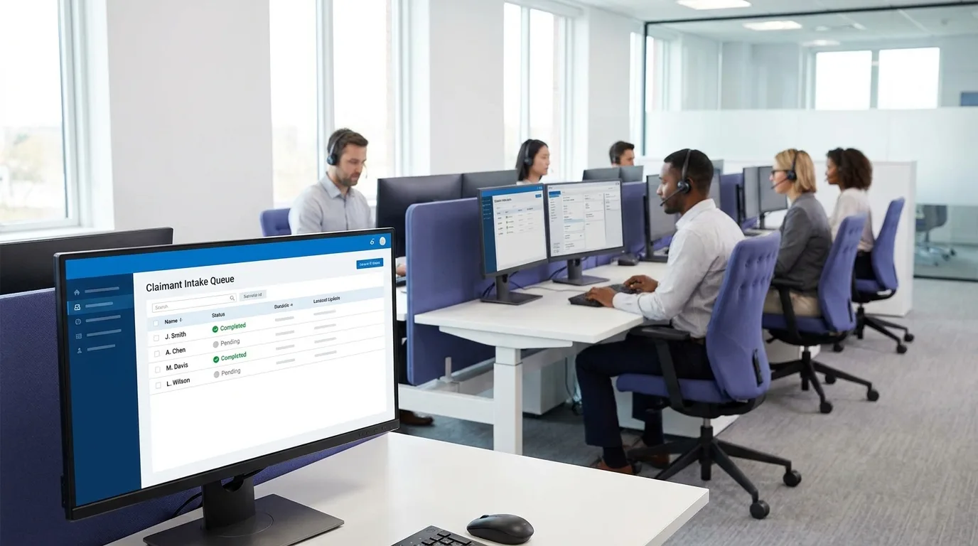 TPA claims team processing three times more claims with the same headcount using voice AI intake